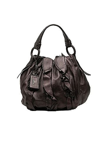 Prada Nappa Mordore Ruffle Hobo (view 1)