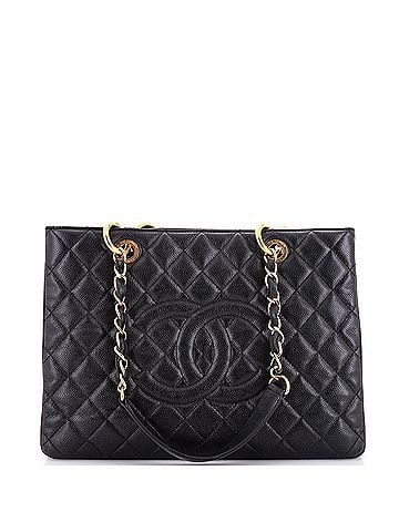 Chanel Grand Shopping Tote Quilted Caviar (view 1)