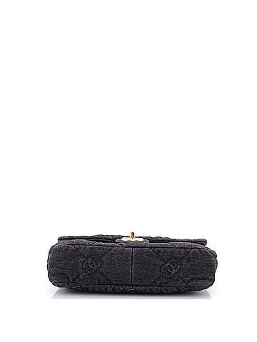 Chanel Funky Town Flap Bag CC Embossed Quilted Denim Medium (view 2)