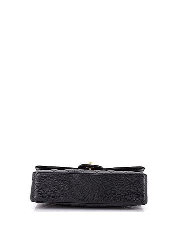 Chanel Vintage Classic Double Flap Bag Quilted Caviar Small (view 2)