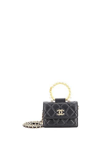 Chanel Pearl Crown Clutch with Chain Quilted Lambskin (view 1)