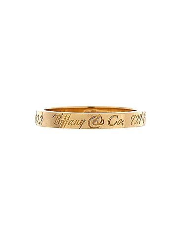 Tiffany & Co. Notes Fifth Avenue New York Ring 18K Yellow Gold Narrow (view 1)