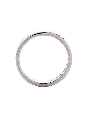Cartier C de Cartier Wedding Band Ring Platinum with Diamond (view 2)