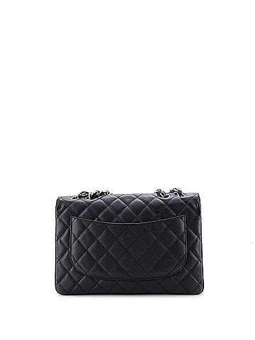 Chanel Classic Single Flap Bag Quilted Caviar Jumbo (view 2)