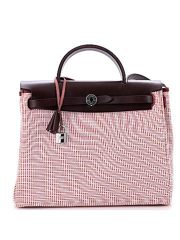 Hermès Herbag Zip Criss Viking Toile and Leather 31 (view 1)