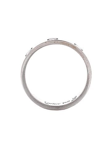 Cartier Love Wedding Band Ring 18K White Gold (view 2)
