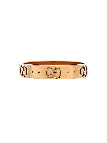 Gucci Icon Band Ring 18K Yellow Gold 4mm (view 1)