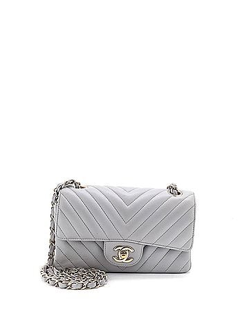 Chanel Classic Single Flap Bag Chevron Lambskin Mini (view 1)