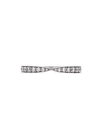 Tiffany & Co. Harmony Band Ring Platinum and Diamonds (view 1)