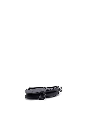 Christian Dior Ultra Matte Saddle Handbag Leather Medium (view 2)