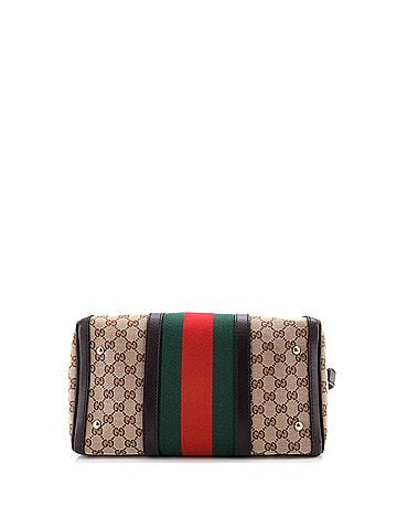 Gucci Vintage Web Boston Bag GG Canvas Medium (view 2)
