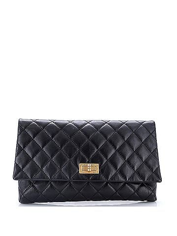 Chanel Reissue 2.55 Flap Clutch Quilted Aged Calfskin (view 1)