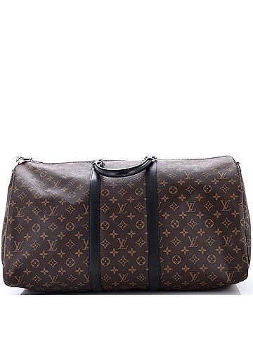 Louis Vuitton Keepall Bandouliere Bag Macassar Monogram Canvas 55 (view 1)