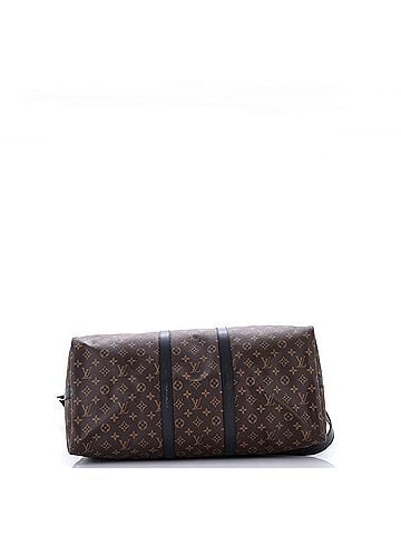 Louis Vuitton Keepall Bandouliere Bag Macassar Monogram Canvas 55 (view 2)