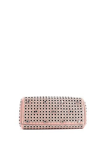 Salvatore Ferragamo Studio Satchel Laser Cut Leather Small (view 2)