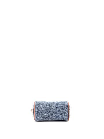 Céline Cuir Triomphe Boston Bag Denim Mini (view 2)