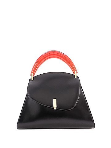Salvatore Ferragamo Prism Top Handle Bag Leather (view 1)