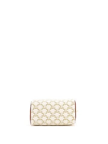 Céline Boston Bag Triomphe Coated Canvas Small (view 2)