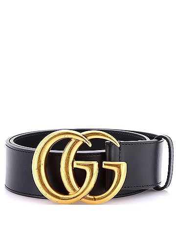 Gucci GG Marmont Belt Leather Wide (view 1)