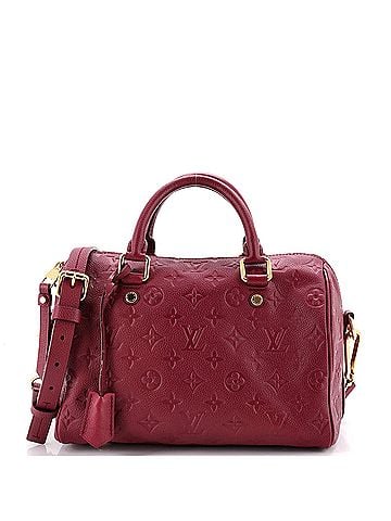 Louis Vuitton Speedy Bandouliere Bag Monogram Empreinte Leather 25 (view 1)
