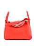 Hermès 100% Leather Red Lindy Bag Clemence 30 One size - photo 1