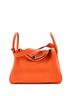 Hermès 100% Leather Orange Lindy Bag Clemence 30 One size - photo 1