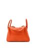 Hermès 100% Leather Orange Lindy Bag Clemence 30 One size - photo 4