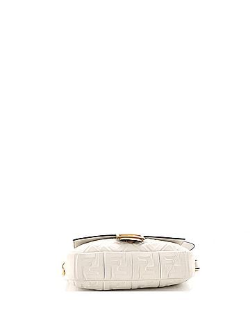 Fendi Baguette NM Bag Zucca Embossed Leather Medium (view 2)