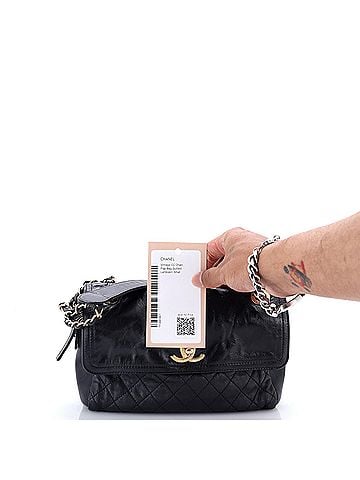 Chanel Vintage CC Chain Flap Bag Quilted Lambskin Small (view 1)