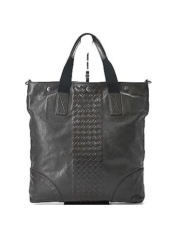 Bottega Veneta BOTTEGA VENETA Intrecciato Tote Shoulder Bag, Leather, Men's &amp; Women's, Brown (view 2)
