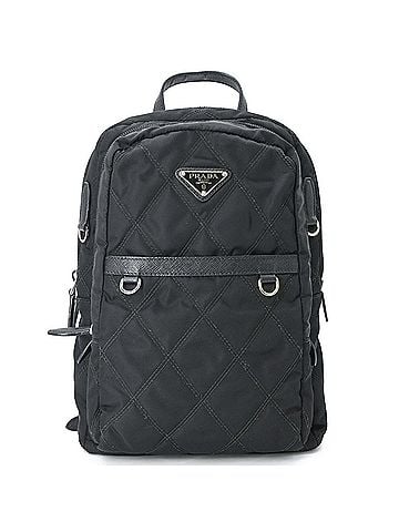 Prada PRADA Prada Backpack Rucksack Nylon Women's Black 1BZ107 (view 1)