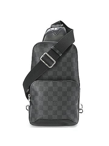 Louis Vuitton LOUIS VUITTON Avenue Sling Bag Crossbody Body Men's Black N41719 (view 1)