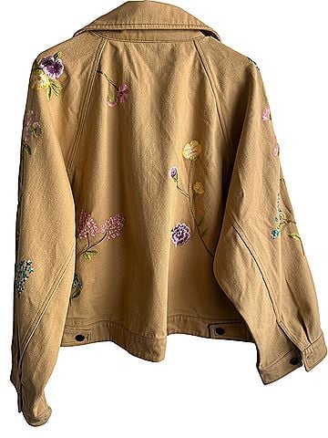 Anthropologie Floral Embroidered Jacket (view 2)