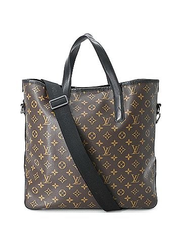 Louis Vuitton LOUIS VUITTON Monogram Macassar Davis Tote Bag, Brown, Women's, M56708, with Shoulder Strap (view 1)