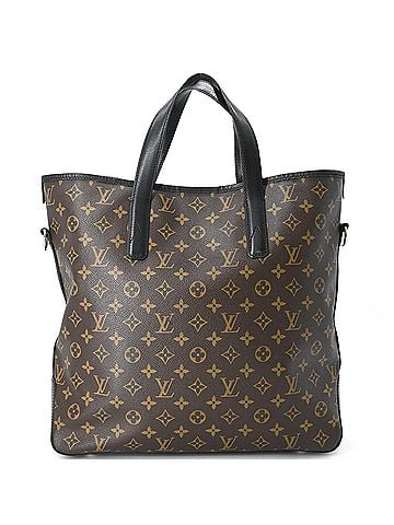 Louis Vuitton LOUIS VUITTON Monogram Macassar Davis Tote Bag, Brown, Women's, M56708, with Shoulder Strap (view 2)