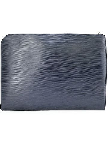 Louis Vuitton LOUIS VUITTON Pochette Jour GM Clutch Bag for Men, Navy, M64154 (view 2)