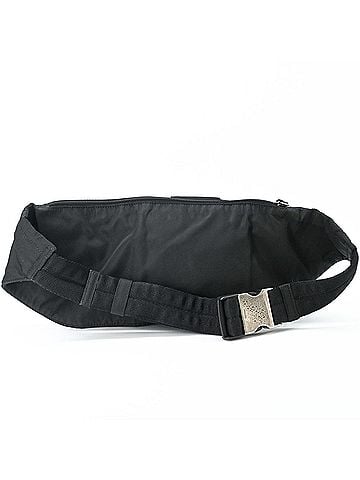 Prada PRADA Prada waist pouch, triangle shoulder bag, body black nylon, black, VA0056, with white tag. (view 2)