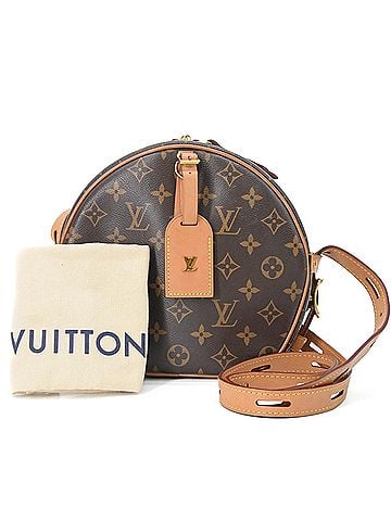 Louis Vuitton LOUIS VUITTON Monogram Boite Chapeau Souple MM Shoulder Bag for Women, Brown M45647 (view 1)