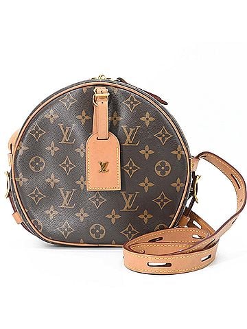 Louis Vuitton LOUIS VUITTON Monogram Boite Chapeau Souple MM Shoulder Bag for Women, Brown M45647 (view 2)