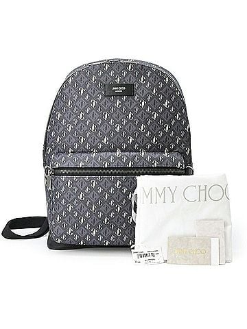 Jimmy Choo JIMMY CHOO WILMER XPO Backpack JC Monogram Grey Sage Men's Women's J000161023001 (view 1)