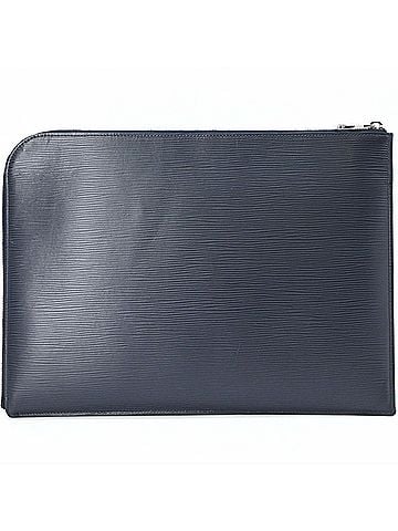 Louis Vuitton LOUIS VUITTON Pochette Jour GM Clutch Bag for Men, Navy, M64154 (view 2)