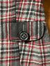 Talbots 70% Wool 30% Nylon 100% Polyester Plaid Black Gray Red Blazer Size 8 - photo 9