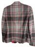 Talbots 70% Wool 30% Nylon 100% Polyester Plaid Black Gray Red Blazer Size 8 - photo 2