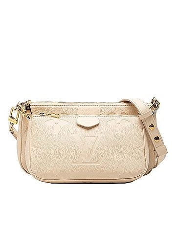 Louis Vuitton Louis Vuitton Monogram Empreinte Multi Pochette Accessoires Crossbody Shoulder Bag M46568 Crème Ivory Leather Women's LOUIS VUITTON (view 1)
