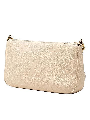 Louis Vuitton Louis Vuitton Monogram Empreinte Multi Pochette Accessoires Crossbody Shoulder Bag M46568 Crème Ivory Leather Women's LOUIS VUITTON (view 2)