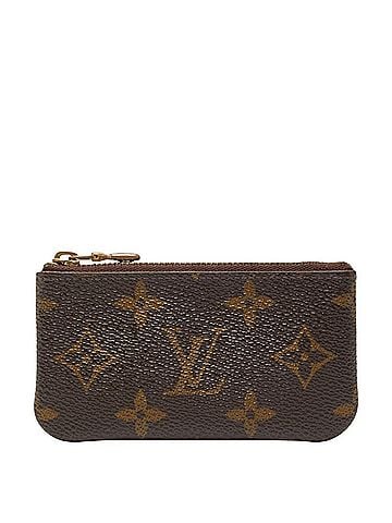 Louis Vuitton Louis Vuitton Monogram Pochette Clé Wallet/Coin Case/Key Case/Coin Purse M62650 Brown Leather Women's LOUIS VUITTON (view 1)