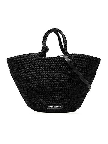 Balenciaga Balenciaga Ibiza Medium Handbag Shoulder Bag 2WAY 695611 Black Nylon Women's BALENCIAGA (view 1)
