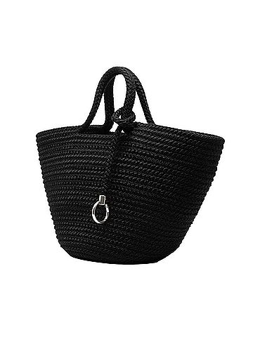 Balenciaga Balenciaga Ibiza Medium Handbag Shoulder Bag 2WAY 695611 Black Nylon Women's BALENCIAGA (view 2)