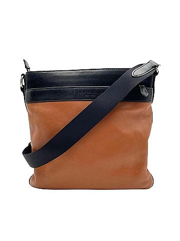 Coach Coach Bowery Crossbody Leather Shoulder Bag Pouch Brown Black Bicolor Men's Women's F71842 S31 (view 2)