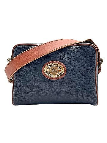 Burberry Burberry Leather Shoulder Bag, Pouch, Crossbody, Navy Brown, Gold Hardware, Women's, S64 (view 2)